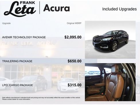 Used 2018 Buick Enclave Avenir w/ Avenir Technology Package FWD image 6
