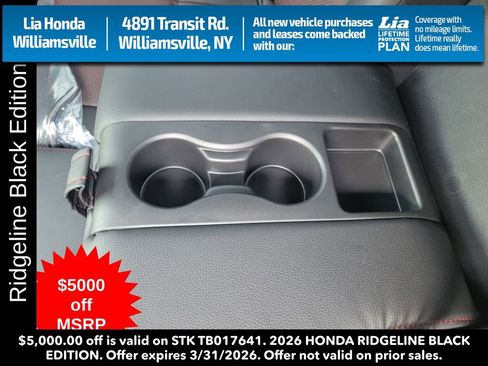 New 2026 Honda Ridgeline Black Edition image 33