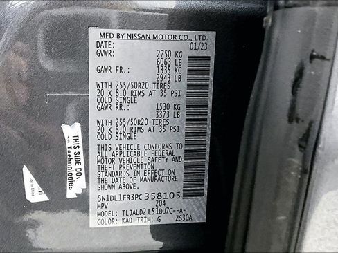 Certified 2023 INFINITI QX60 Luxe w/ Cargo Package image 45