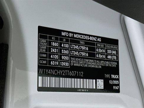New 2026 Mercedes-Benz Sprinter 2500 image 26