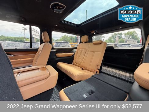 Used 2022 Jeep Grand Wagoneer Series III w/ Rear Seat Video Group 1 AWD/4WD image 16