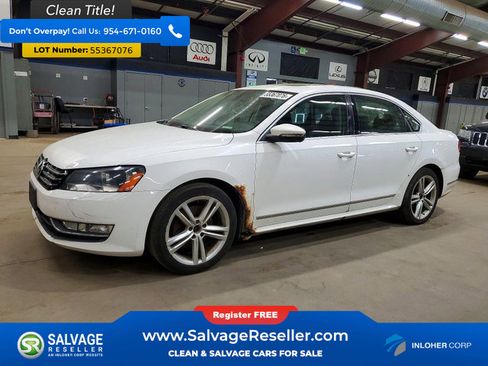 Used 2012 Volkswagen Passat 3.6 SEL Premium FWD image 1