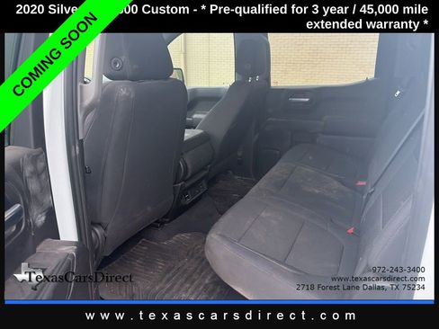 Used 2020 Chevrolet Silverado 1500 Custom w/ Custom Value Package RWD image 8