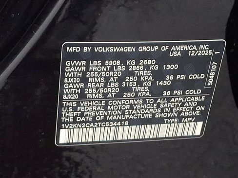 New 2026 Volkswagen Atlas SE AWD/4WD image 18