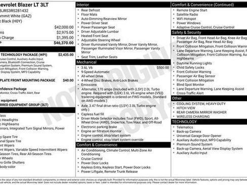 Certified 2024 Chevrolet Blazer LT w/ Sound & Technology Package image 52