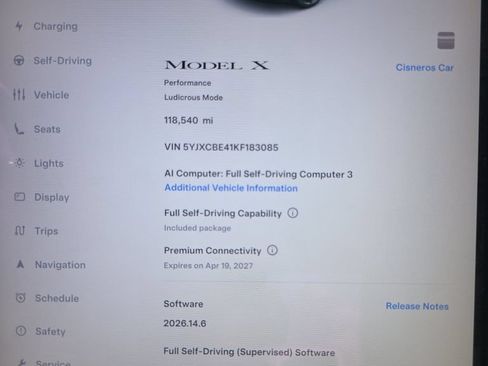 Used 2019 Tesla Model X Performance AWD/4WD image 2