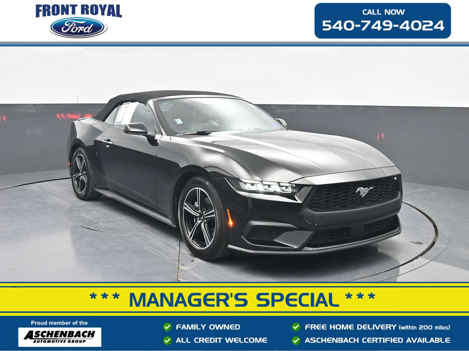 Certified 2025 Ford Mustang Premium RWD image 1