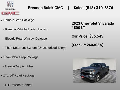 Certified 2023 Chevrolet Silverado 1500 LT w/ Z71 Off-Road Package AWD/4WD image 6