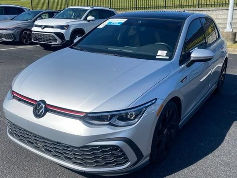 Certified 2023 Volkswagen GTI SE w/ Black Wheel Package FWD image 10