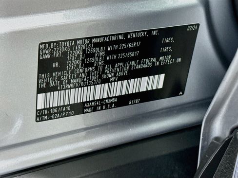 Used 2024 Toyota RAV4 XLE w/ Convenience Package AWD/4WD image 40