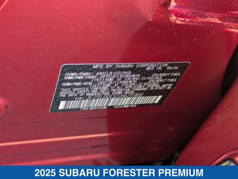 Certified 2025 Subaru Forester Premium image 39