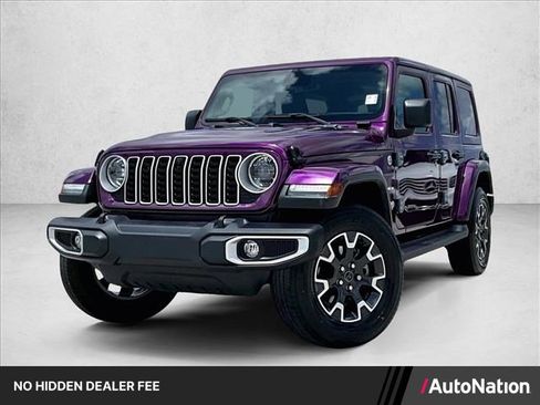 Used 2024 Jeep Wrangler Unlimited Sahara w/ Technology Group AWD/4WD image 1