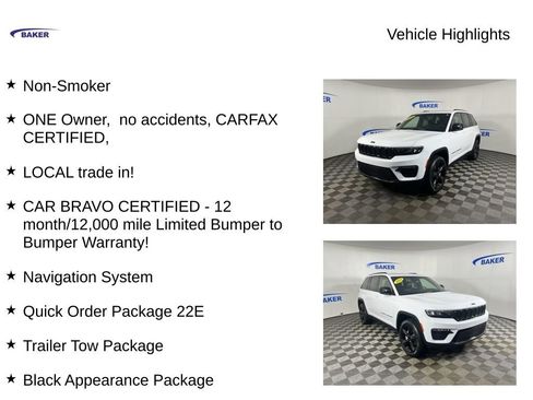 Used 2024 Jeep Grand Cherokee Limited w/ Black Appearance Package image 4