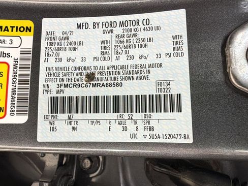 Used 2021 Ford Bronco Sport Outer Banks AWD/4WD image 18