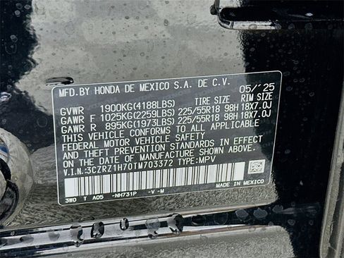 Certified 2026 Honda HR-V EX-L image 27
