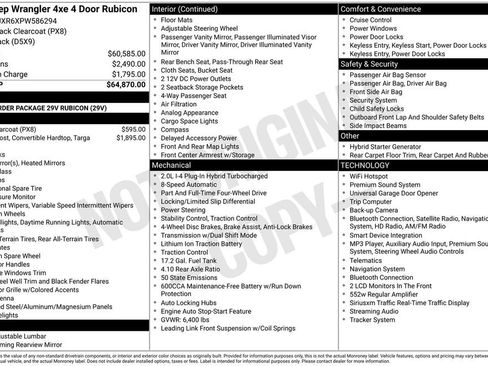 Used 2023 Jeep Wrangler Unlimited Rubicon 4xe AWD/4WD image 6