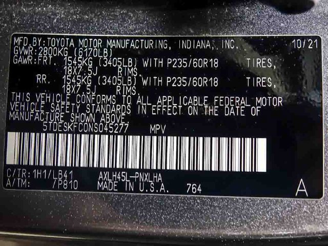 Used 2022 Toyota Sienna Platinum AWD/4WD image 31