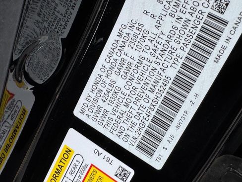 Certified 2025 Honda Civic Sport Touring image 27