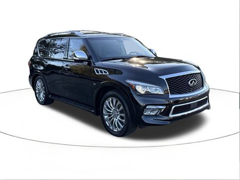 Used 2017 INFINITI QX80 4WD w/ Deluxe Technology Package image 1