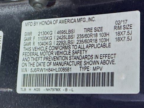Used 2017 Honda CR-V EX-L image 12