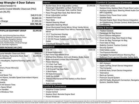 New 2026 Jeep Wrangler Unlimited Sahara AWD/4WD image 29
