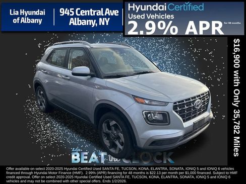 Certified 2022 Hyundai Venue SEL image 1