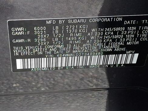 New 2026 Subaru Ascent Bronze Edition AWD/4WD image 22