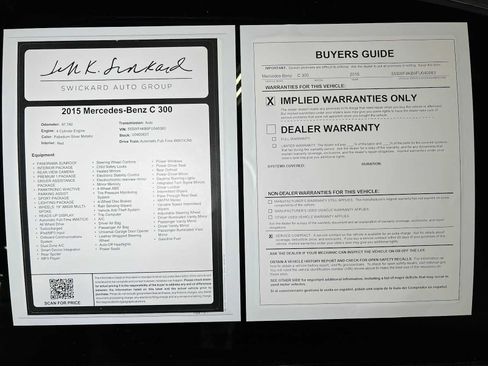 Used 2015 Mercedes-Benz C 300 4MATIC Sedan image 43