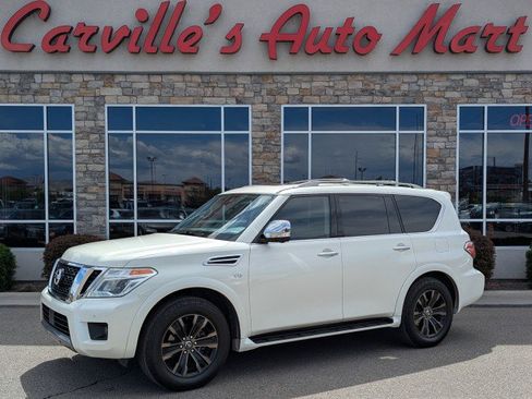 Used 2019 Nissan Armada Platinum w/ Captain's Chairs Package AWD/4WD image 1