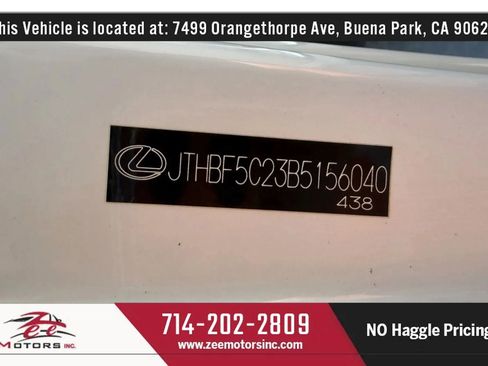 Used 2011 Lexus IS 250 w/ Premium Pkg Value Edition image 42