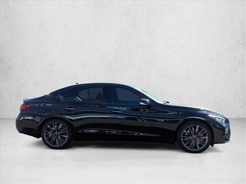 Used 2024 INFINITI Q50 Red Sport 400 w/ Black Opal Edition image 4