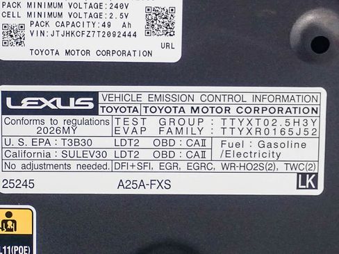 New 2026 Lexus NX 450h+ AWD w/ Luxury Package image 28