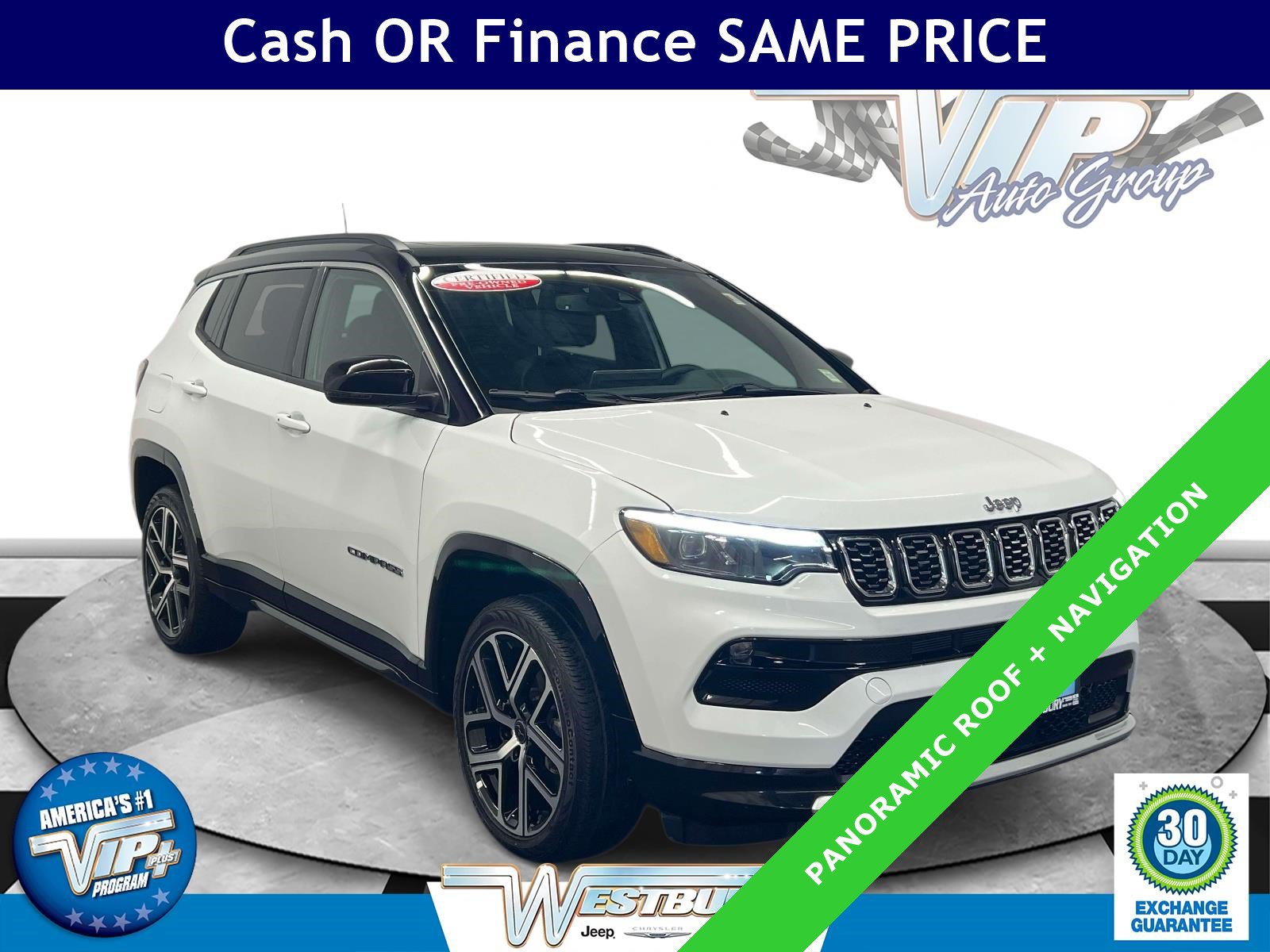 Certified 2025 Jeep Compass Limited w/ Elite Group AWD/4WD image 1