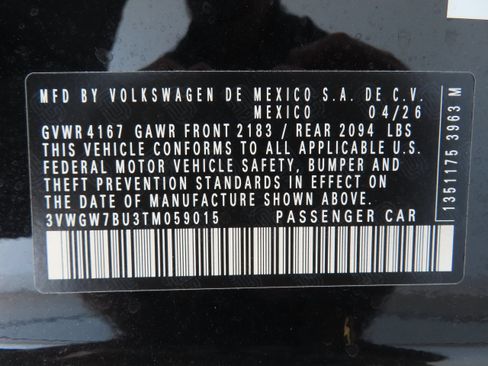 New 2026 Volkswagen Jetta SEL FWD image 28