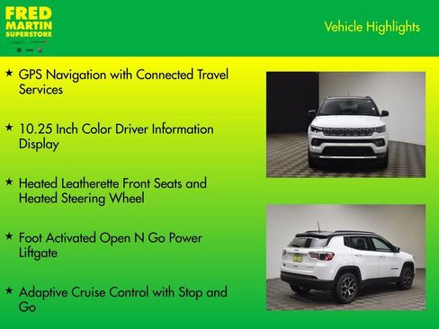 New 2026 Jeep Compass Limited w/ Sun, Sound & Navigation Group image 15