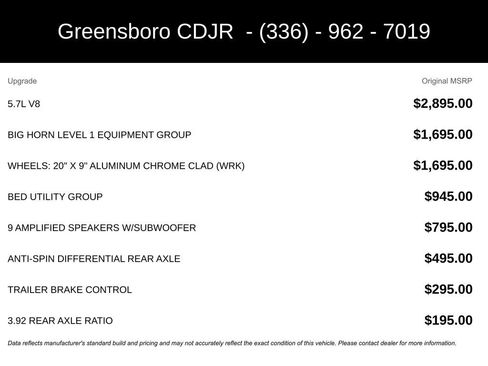 New 2026 RAM 1500 Big Horn AWD/4WD image 5