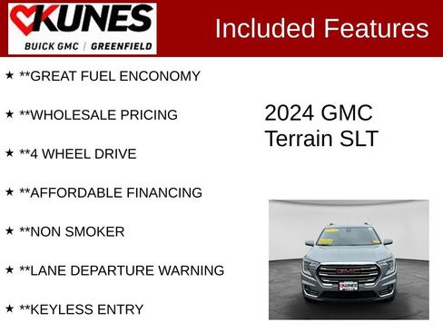 Used 2024 GMC Terrain SLT AWD/4WD image 3