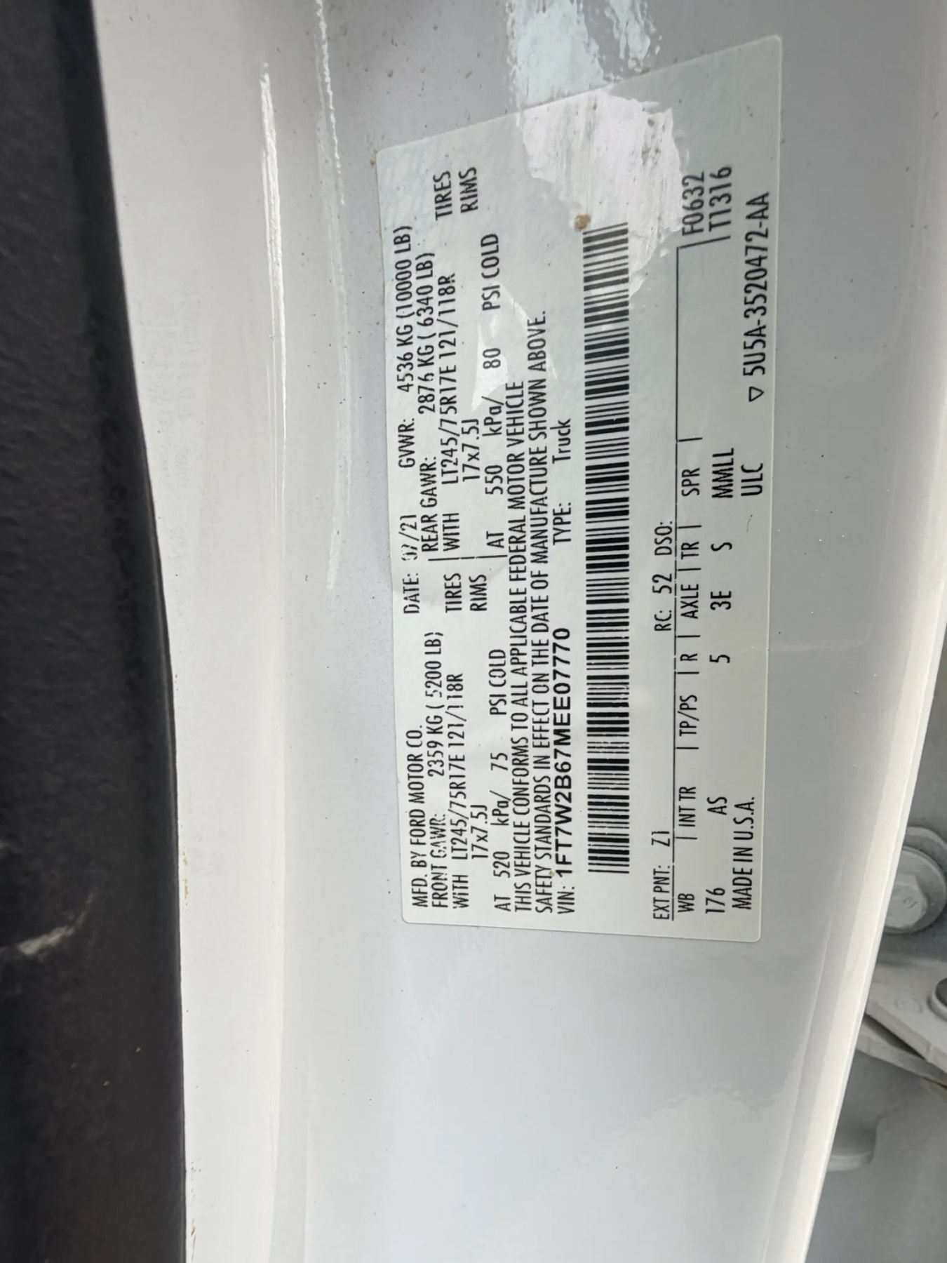 Used 2021 Ford F250 XL w/ Power Equipment Group AWD/4WD image 8