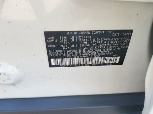 Used 2020 Subaru Outback Touring XT image 31