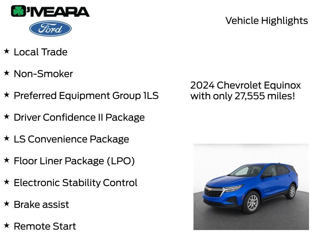 Used 2024 Chevrolet Equinox LS w/ LS Convenience Package FWD image 7