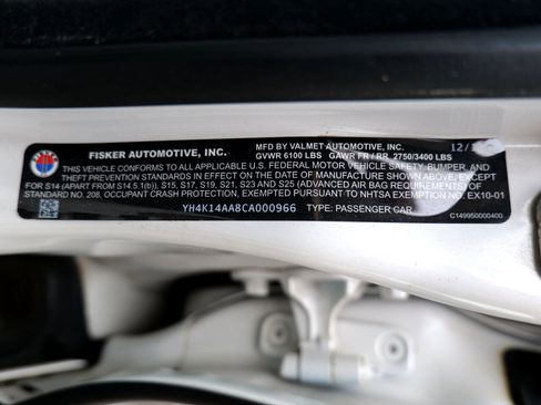 Used 2012 Fisker Karma EcoSport image 53