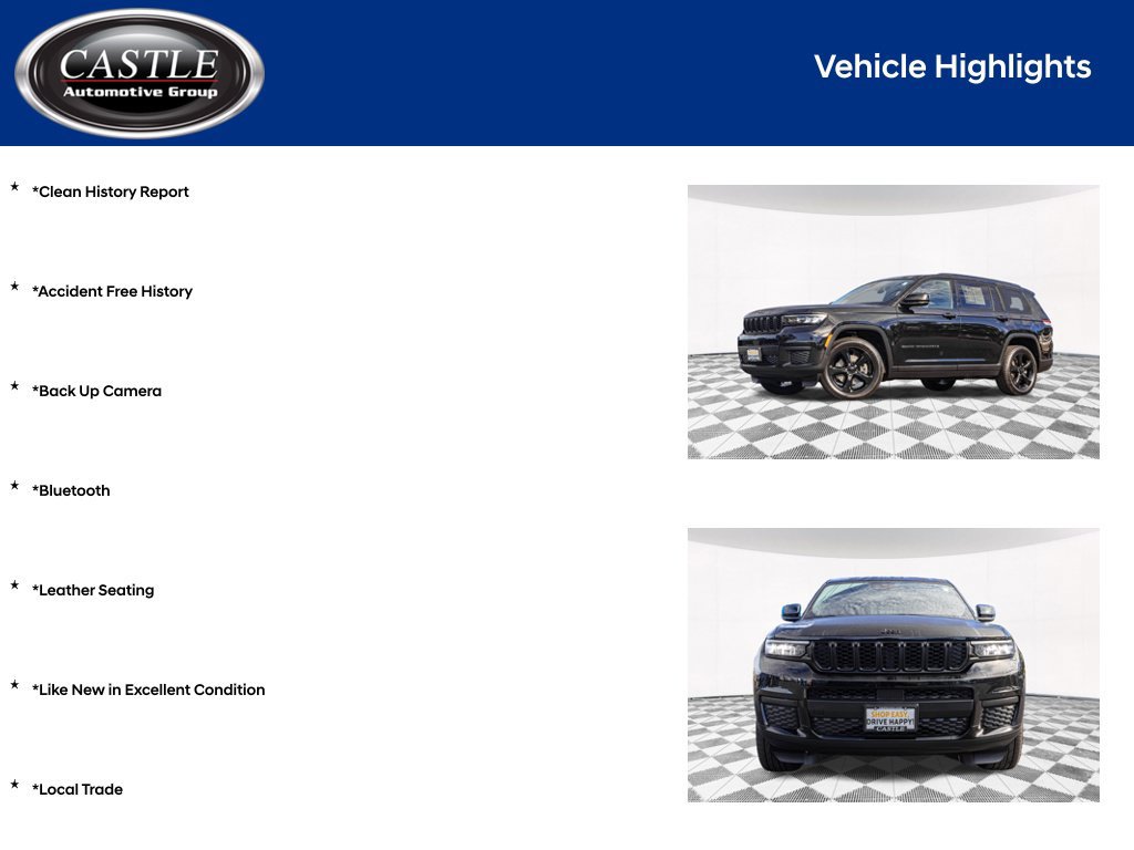 Used 2021 Jeep Grand Cherokee L Laredo AWD/4WD image 4