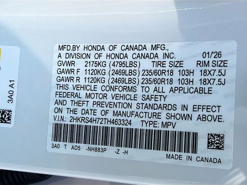 New 2026 Honda CR-V EX-L image 44