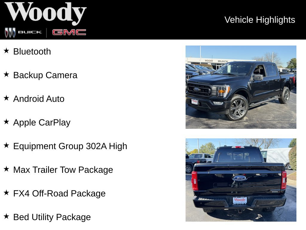 Used 2023 Ford F150 XLT w/ Equipment Group 302A High AWD/4WD image 3