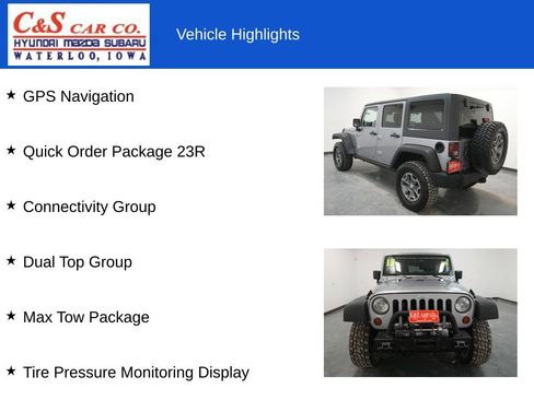 Used 2013 Jeep Wrangler Unlimited Rubicon w/ Dual Top Group AWD/4WD image 7