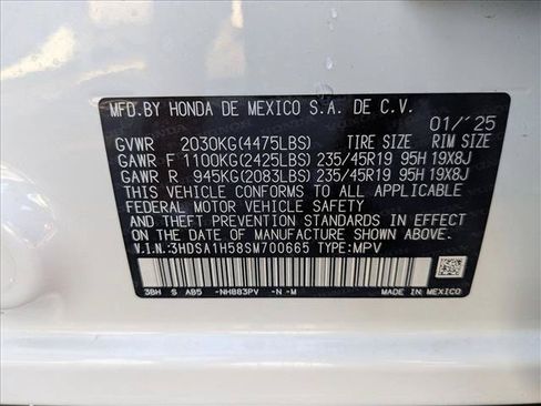 Certified 2025 Acura ADX A-Spec FWD image 17