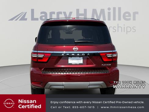 Certified 2024 Nissan Armada Platinum w/ Captain's Chairs Package RWD image 4