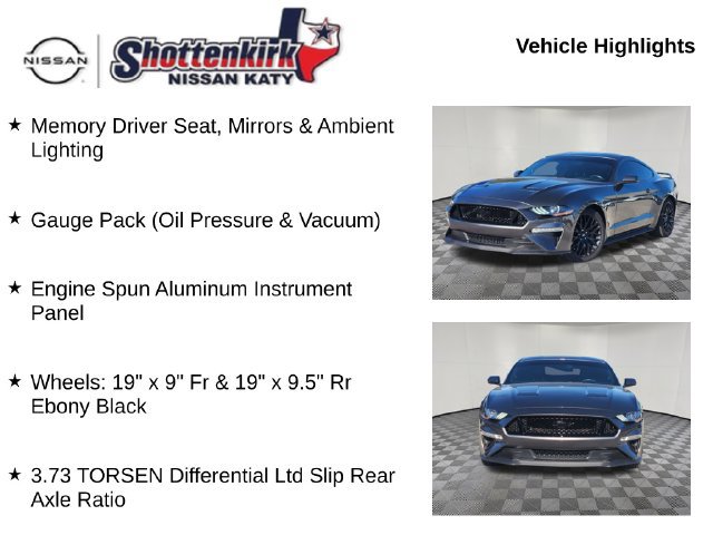 Used 2019 Ford Mustang GT Premium w/ GT Performance Package RWD image 19