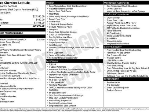 Used 2020 Jeep Cherokee Latitude image 2