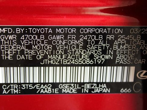 Used 2025 Lexus IS 350 F Sport w/ Navigation Package RWD image 32